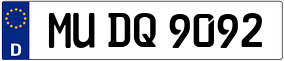 Truck License Plate